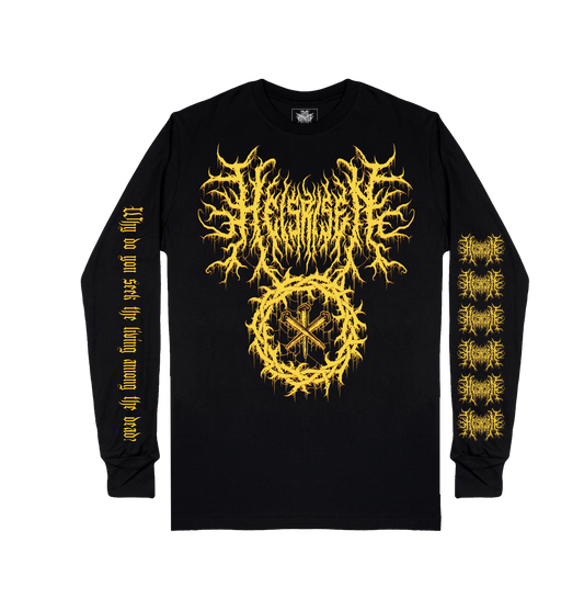 He is Risen thorns and nails Long Sleeve design