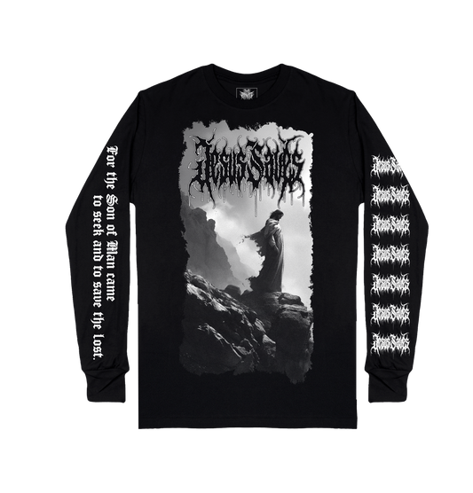 Jesus Saves on the mountain Long Sleeve design