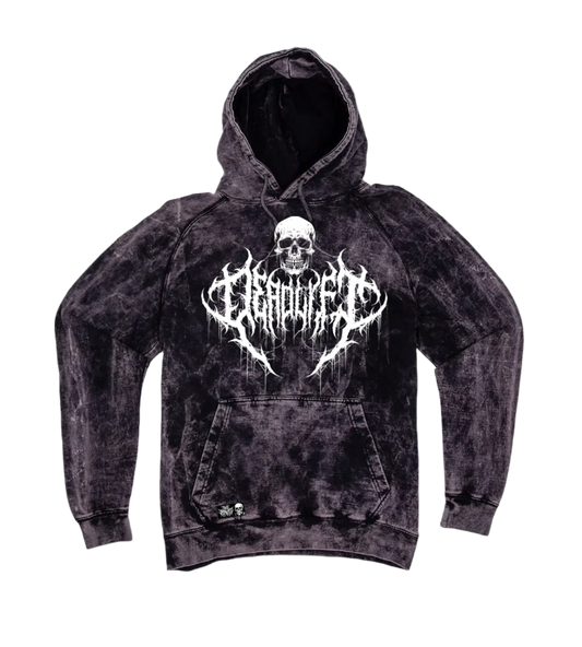 Deadlift Vintage Wash Hoodie (white)