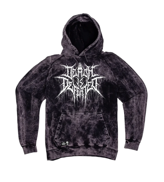 Death is defeated Vintage Wash Hoodie (white)