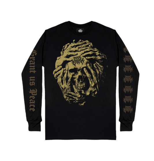 Peace on Earth Weight of the World design Long Sleeve design